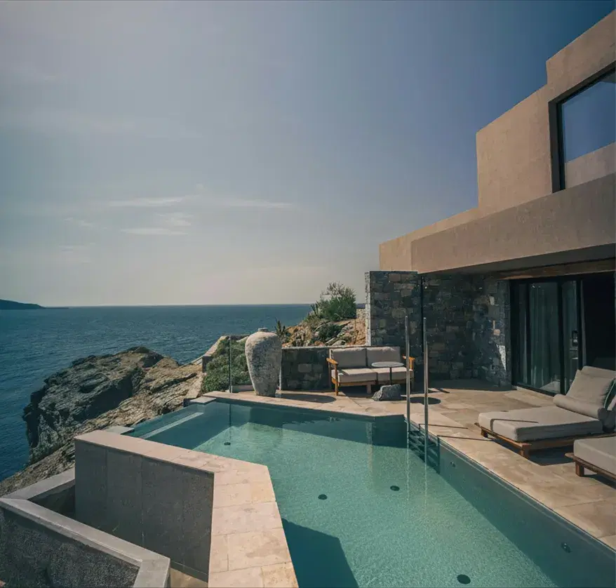 Folegandros villa view